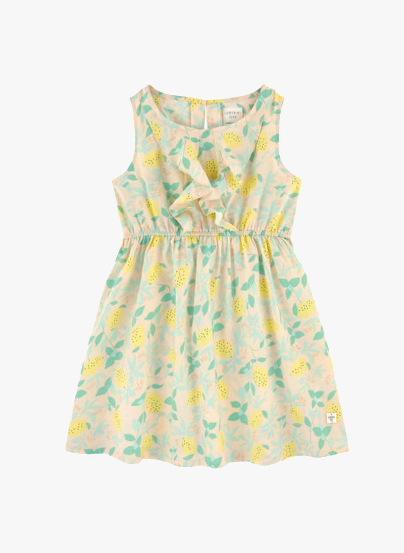 Carrement Beau Girls Lime Print Dress – Hello Alyss - Designer Children ...