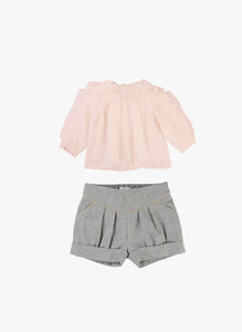 Chloe Baby/Kids Quilted Shorts with Piping Details - FINAL SALE – Hello