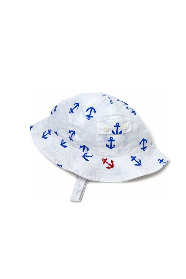 Egg - Cotton Shirting Sunhat - Anchor