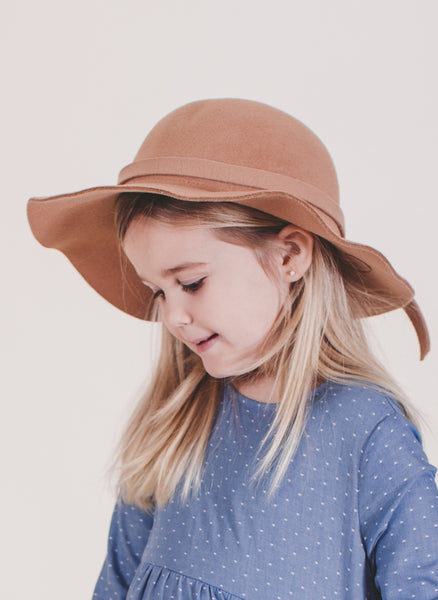Elizabeth Cate Floppy Hat in Crimson – Hello Alyss - Designer Children ...