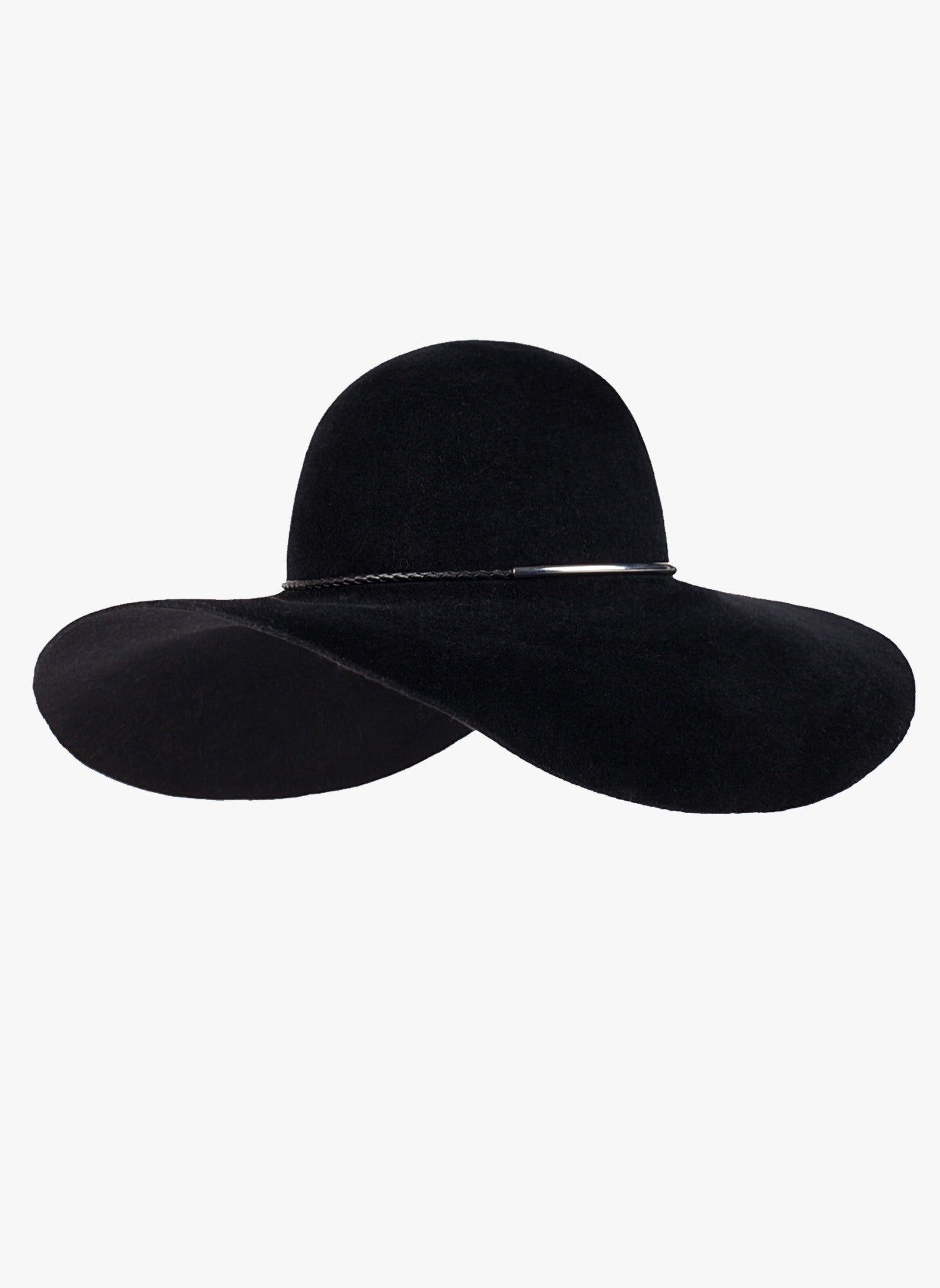 Eugenia Kim Women's HONEY Black Velour Wide-Brim Hat - #2031-5612 ...