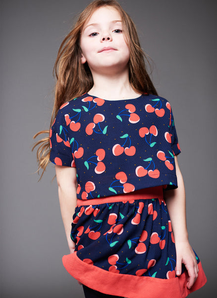 Little Marc Jacobs Girls Allover Cherry Printed Dress - FINAL SALE ...