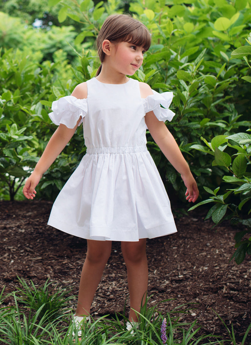 Moque Riley Dress in White – Hello Alyss - Designer Children's Fashion ...