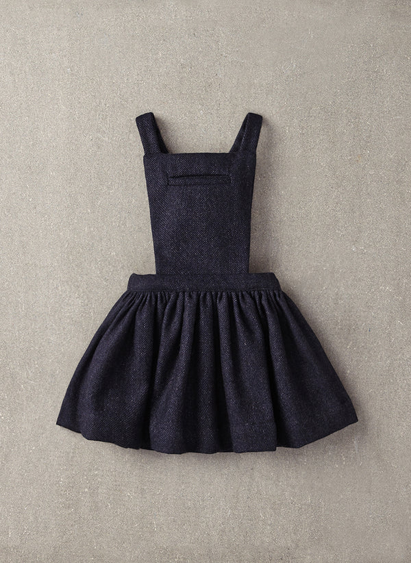 Nellystella Ella Dress in Navy Wool