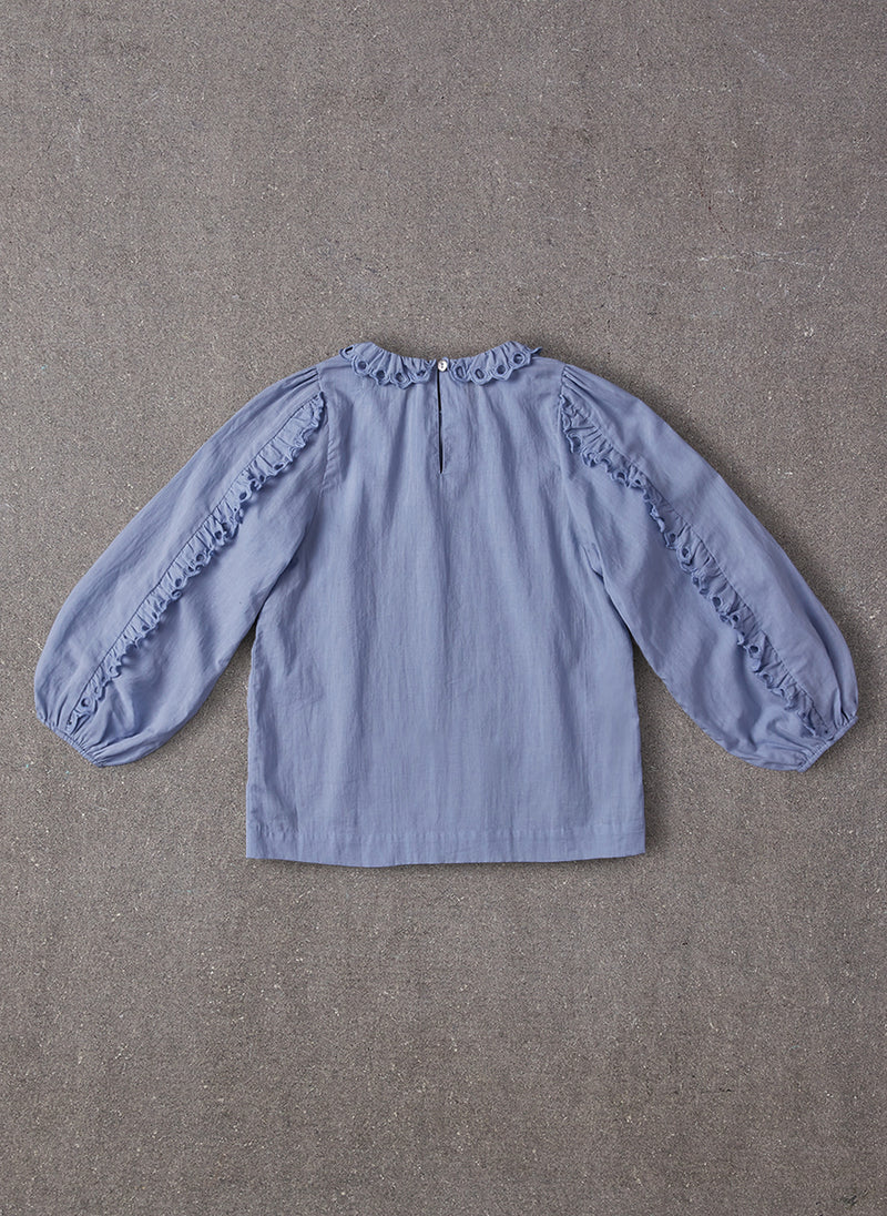 Nellystella Gaia Blouse in Dusty Periwinkle