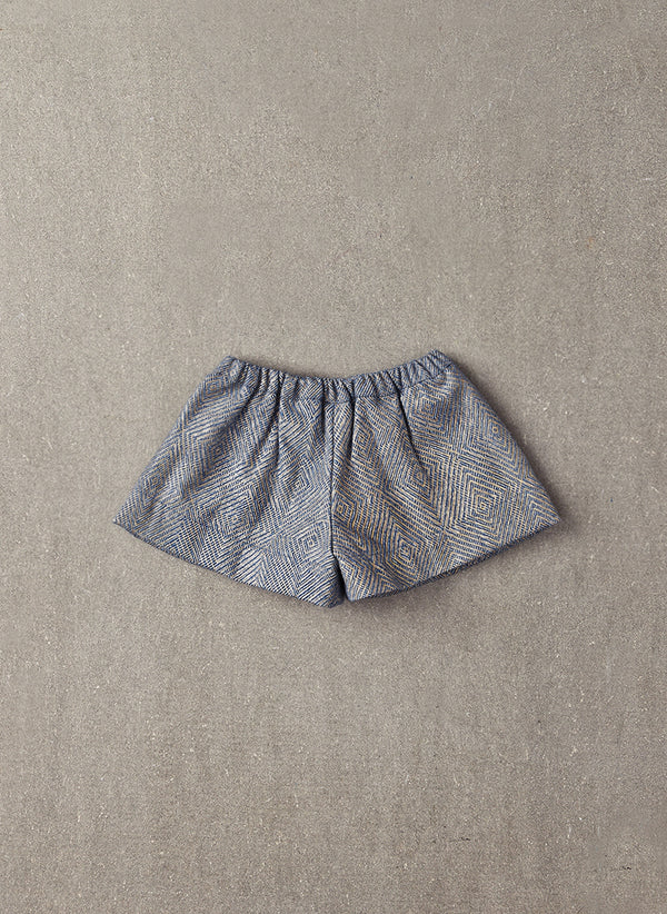 Nellystella Jess Shorts in Light Grey Foil - N15F202