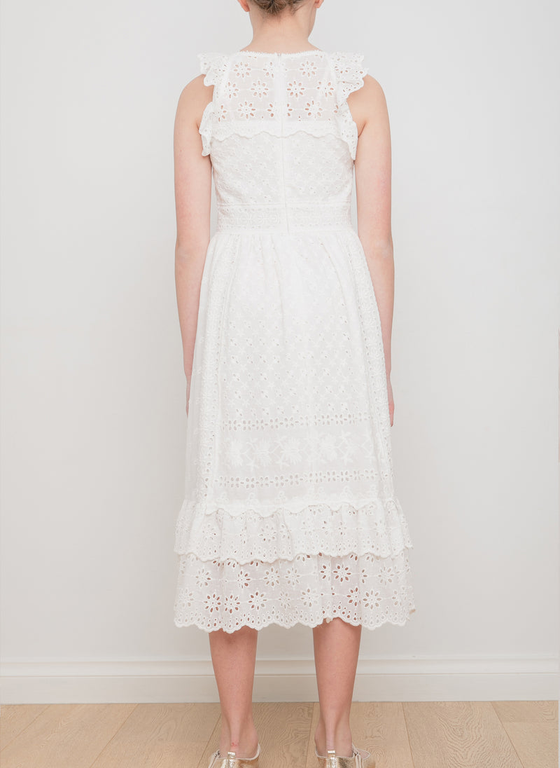 Petite Amalie Lucy Broderie Dress