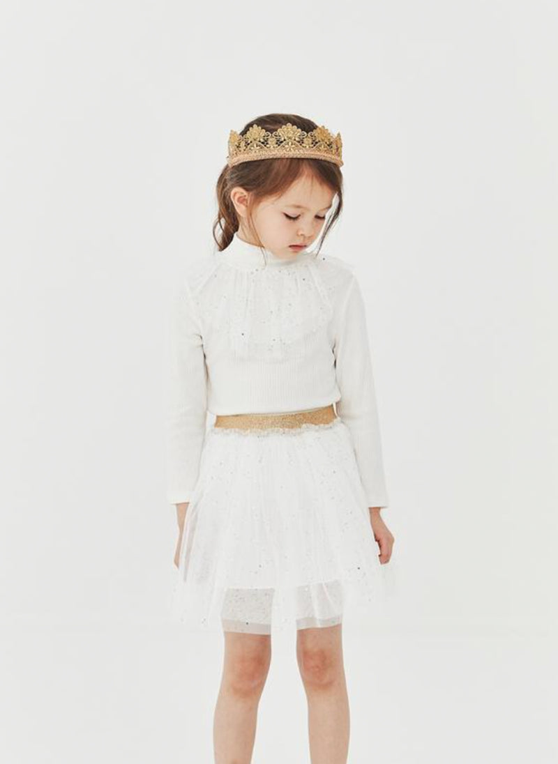 Petite Hailey Gold Crown Headband