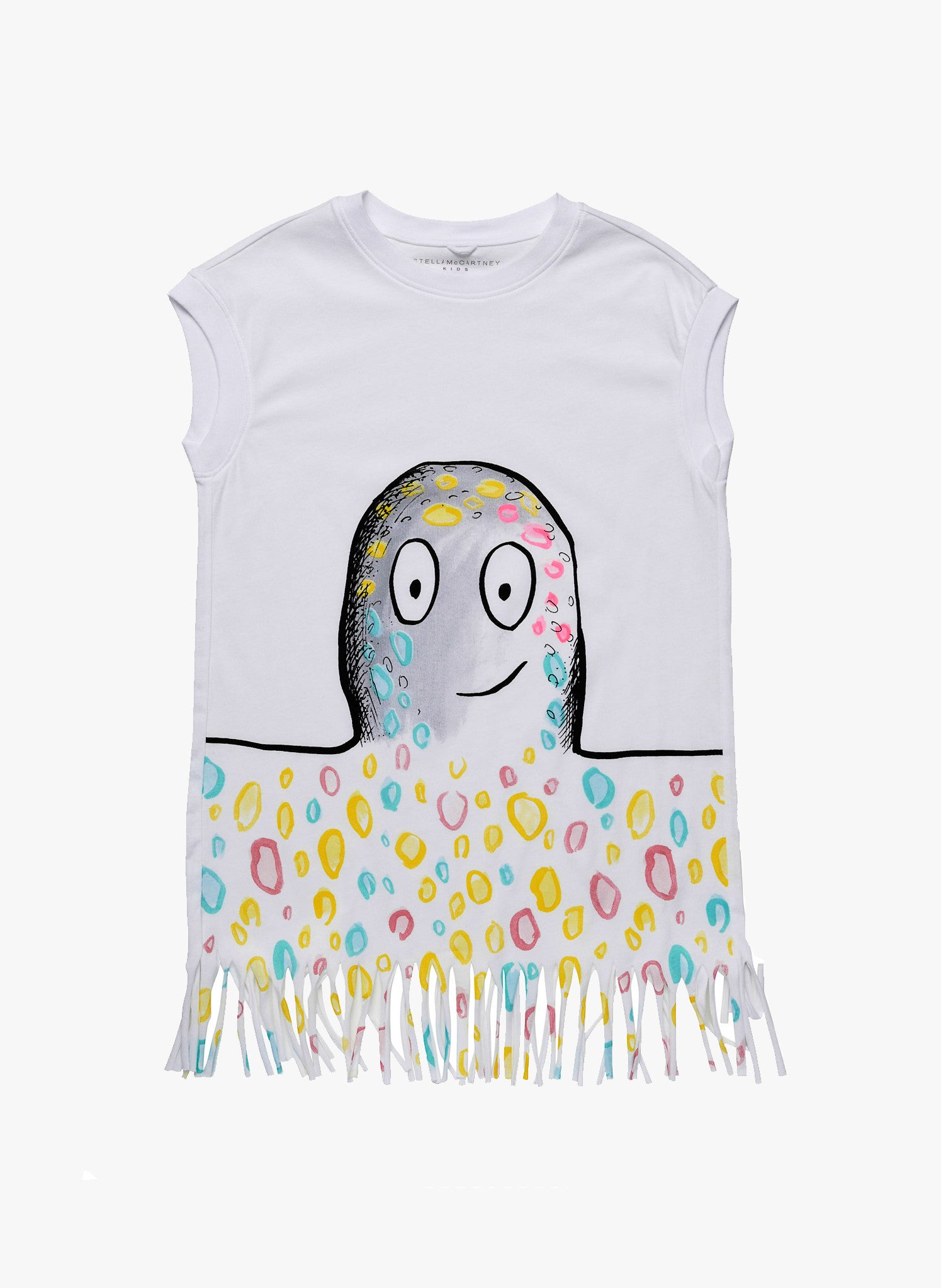 Stella McCartney Kids Joni Girls Octopus Fringed Dress - FINAL SALE ...