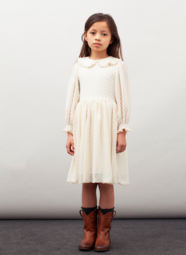 tocoto vintage Girls Plumeti Dress