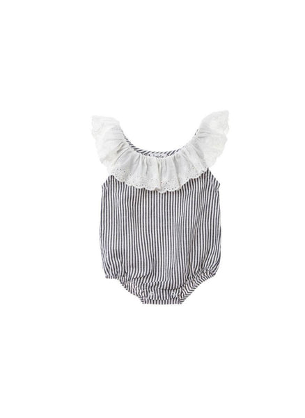 Tocoto Vintage Baby Bodysuit with Embroidery in Navy – Hello Alyss ...