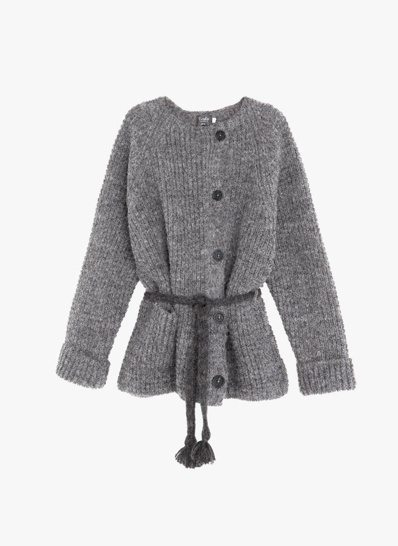 Tocoto Vintage Unisex Kids Knitted Jacket in Dark Grey – Hello Alyss