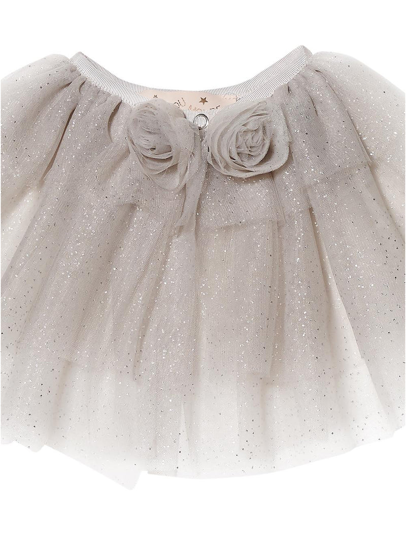 Tutu Du Monde Baby Girl Fairie Dust Cape in Silver