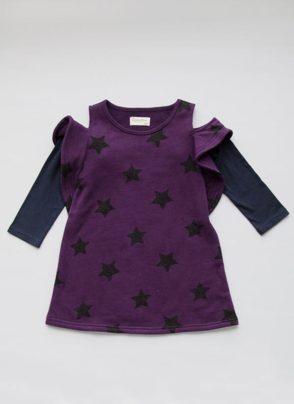 Vierra Rose Colette Dress in Grape Star