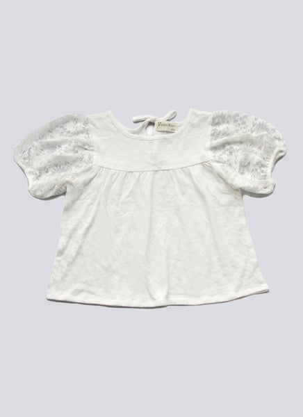 Vierra Rose Sophie Bubble Sleeve Top in Cream – Hello Alyss - Designer ...
