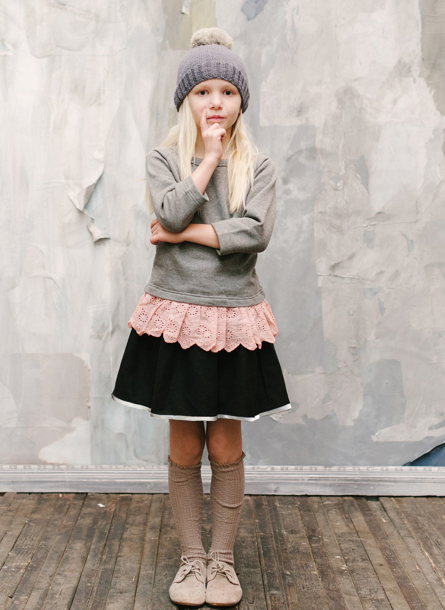 Vierra Rose Vienna Skirt in Black – Hello Alyss - Designer Children's ...