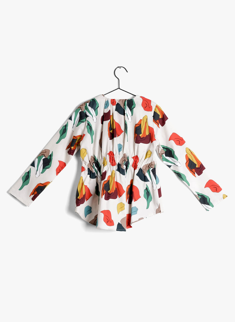 Wolf and Rita Angela Blouse in Samba Print