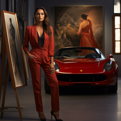 Songstress Gets Sleek Red Ferrari Gift
