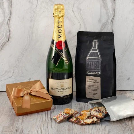 Pop The Champagne Gift Basket