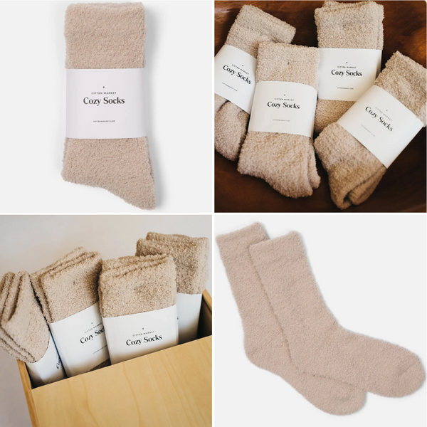 Giften Market Cozy Socks - Ivory