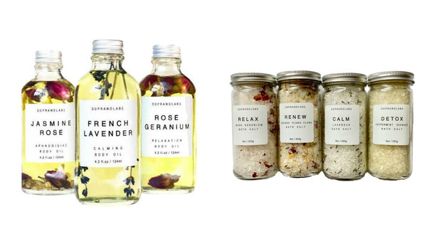 SopranoLabs Body Oil and Bath Salts - Giften Market