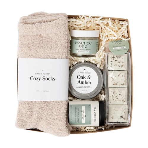 comfy Calm & Cozy Gift Basket