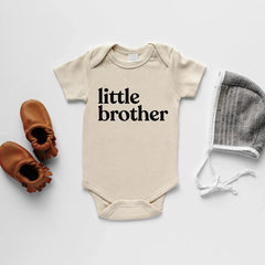 Organic Baby Bodysuit: Little Brother