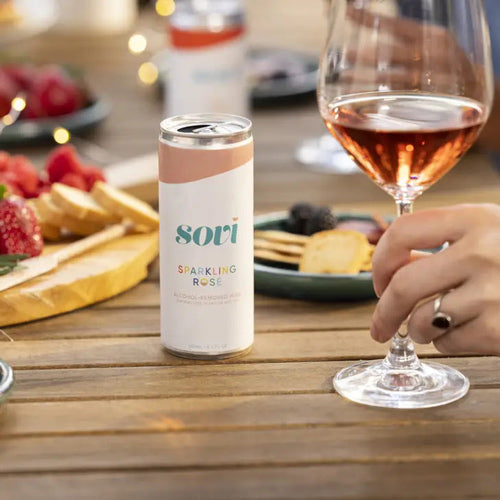 Sovi Sparkling Rosé Non-Alcoholic Wine