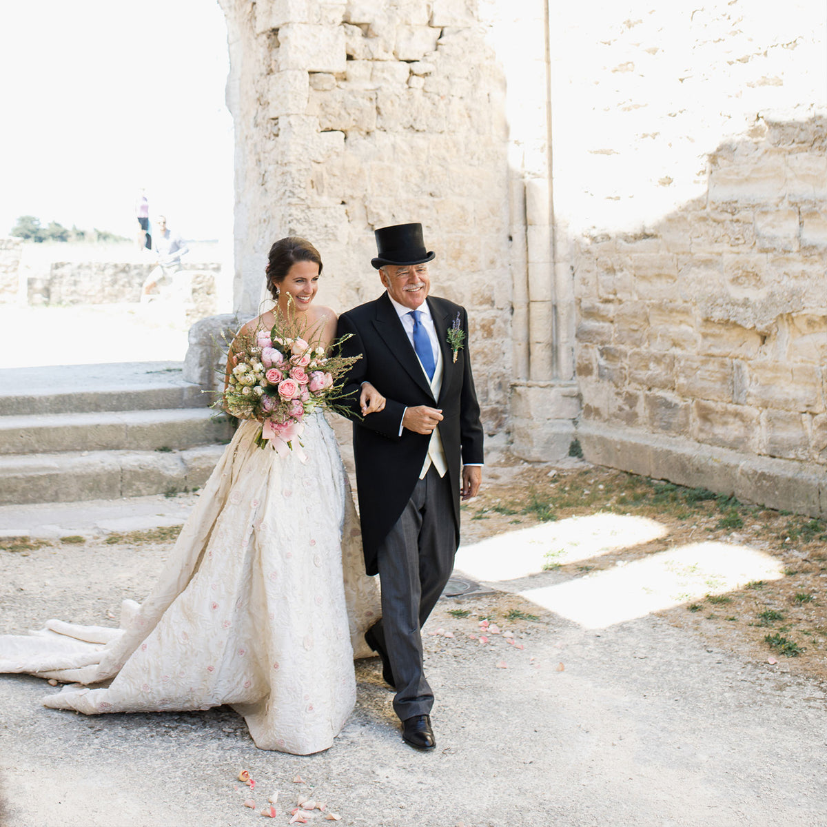 A Charmingly Intimate Secret Garden Wedding Off The Coast of France ...