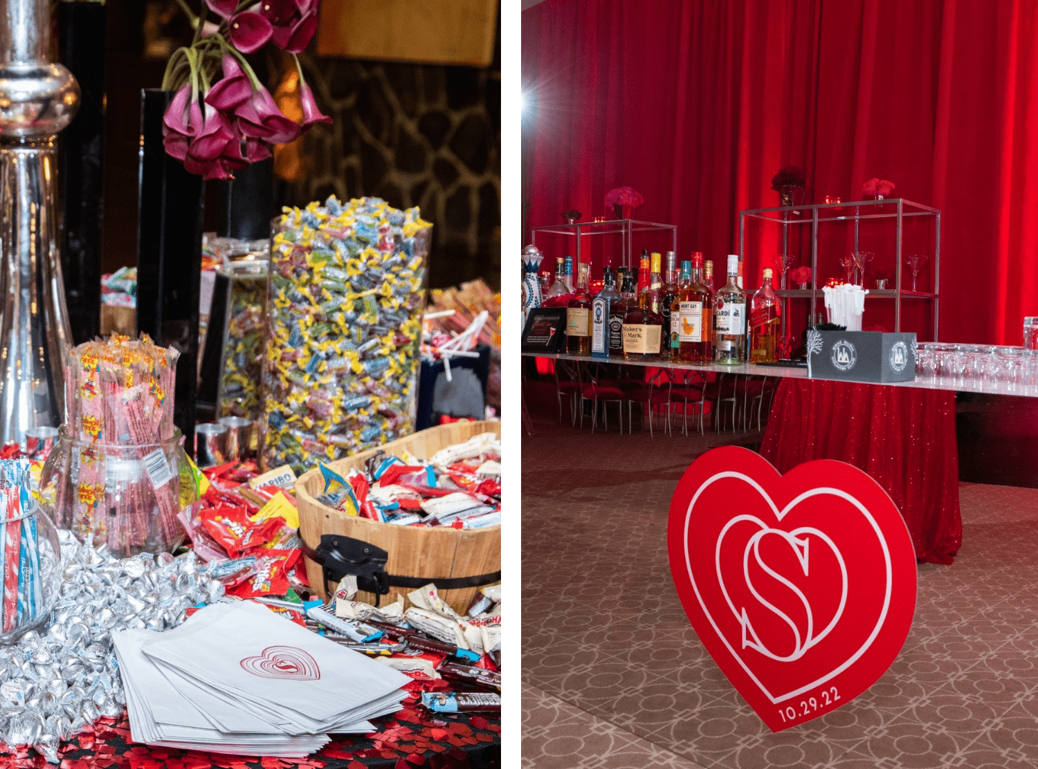 A dazzling red bat mitzvah at brae burn country club
