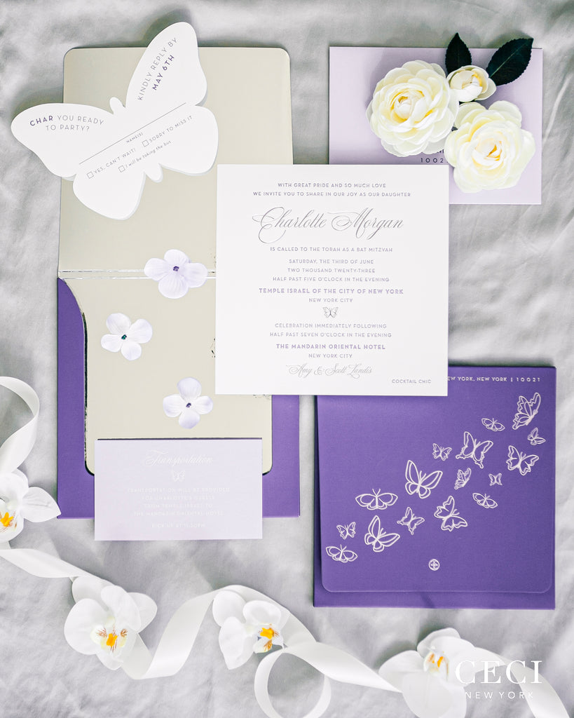 Purple Invitation