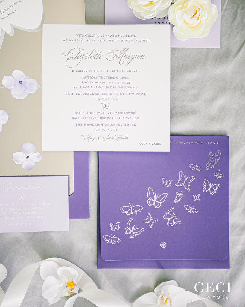 Purple Invitation