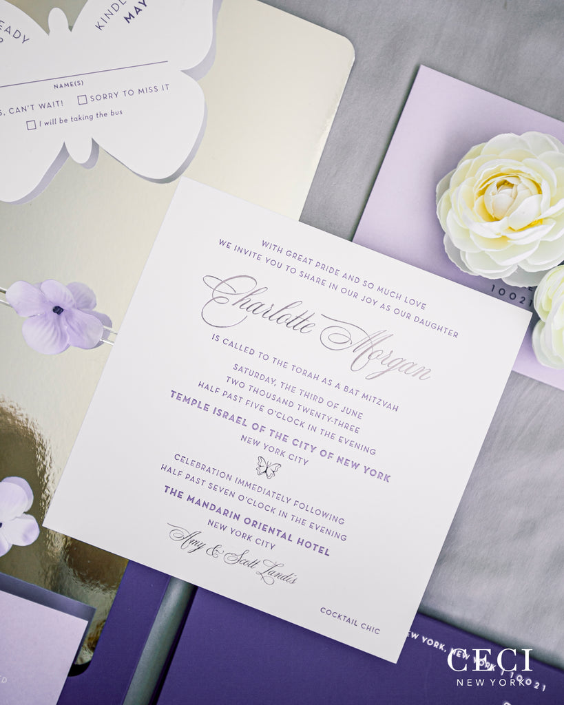 Purple Invitation