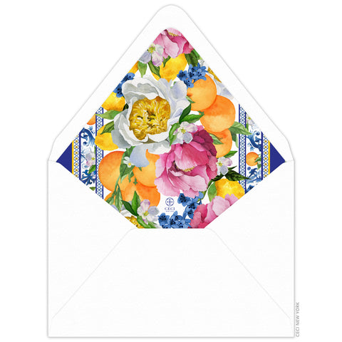 Fiorella Invitation Envelope Liner