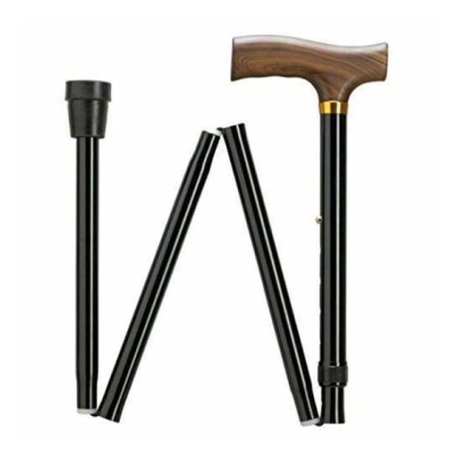 Derby Wood Walking Cane for Men, Extra Wide Ergonomic Handle, Scorched  Cherry 42