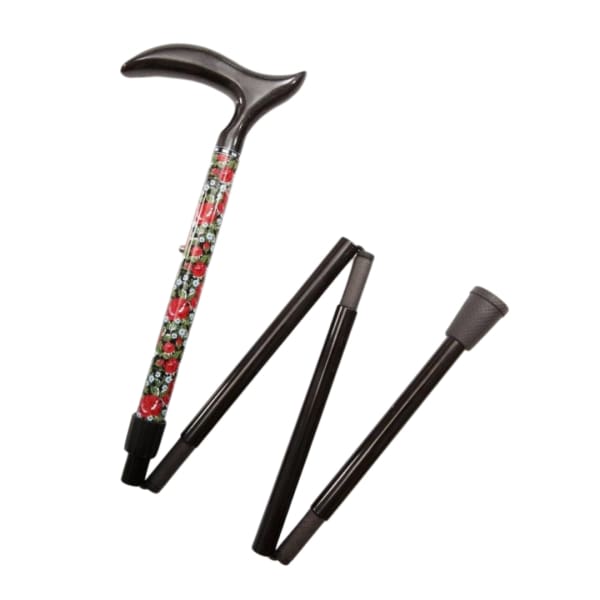 Classic Canes Slimline Folding Derby Cane Moons And Stars