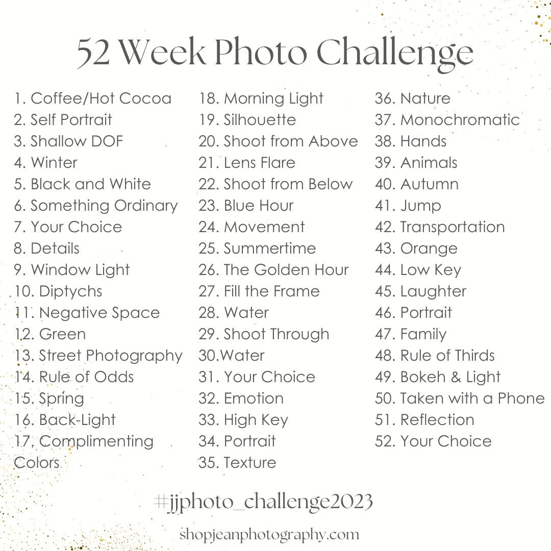 52 Week Photo Challenge - Self Portrait – ShopJeanPhotography.com