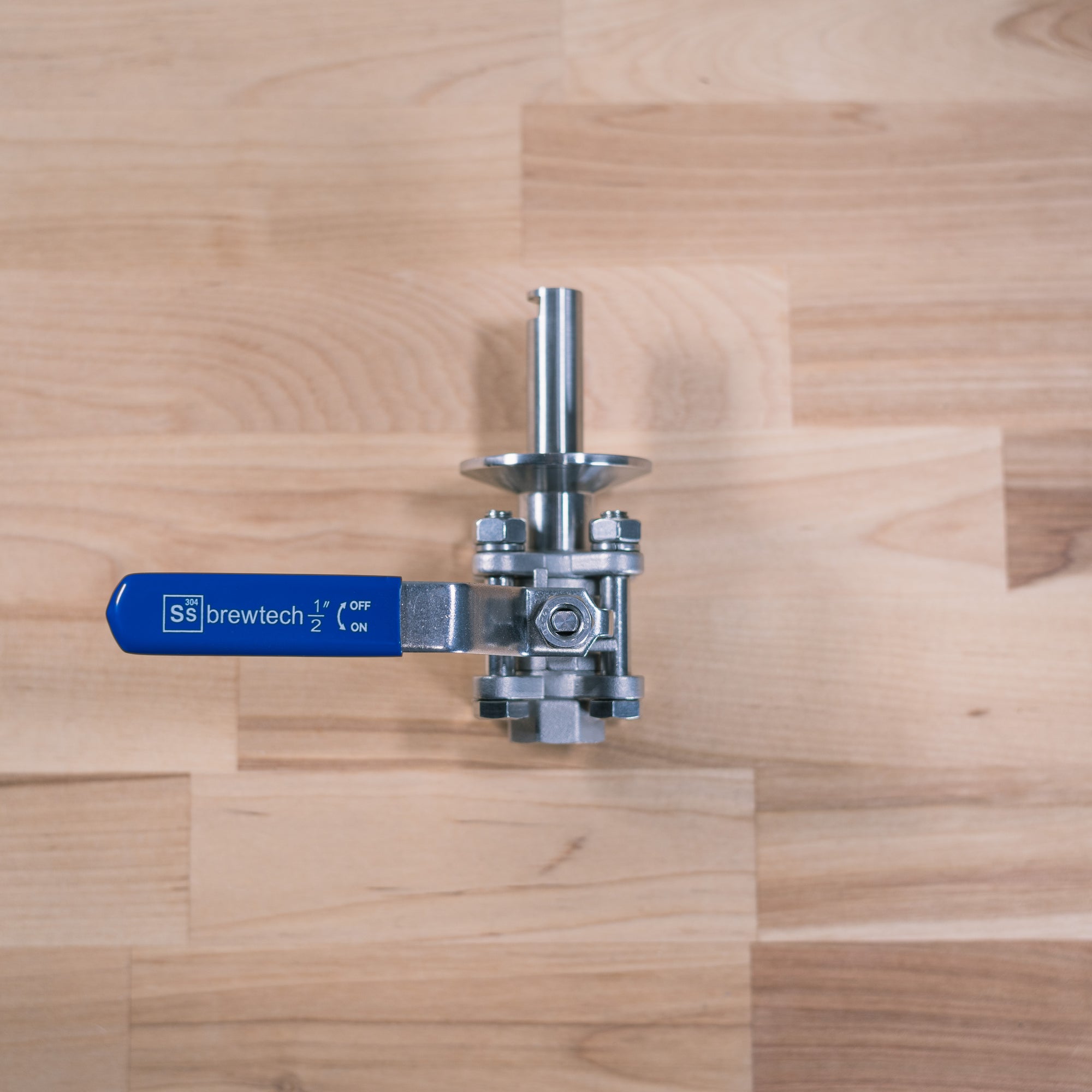 BrewBuilt™ Brewing Kettle - T.C. x T.C. Ball Valve