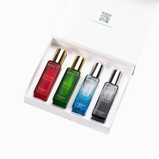 NEXT Luxury Perfume Atomizer Set for Men and Women - 6x10 ml Sampler Pack
