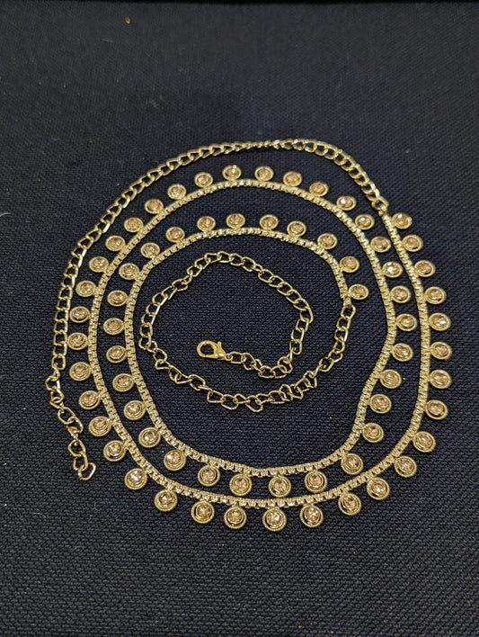 Grand gold bead 5 layer Hip Chain / Waist Belt / Hip Belt