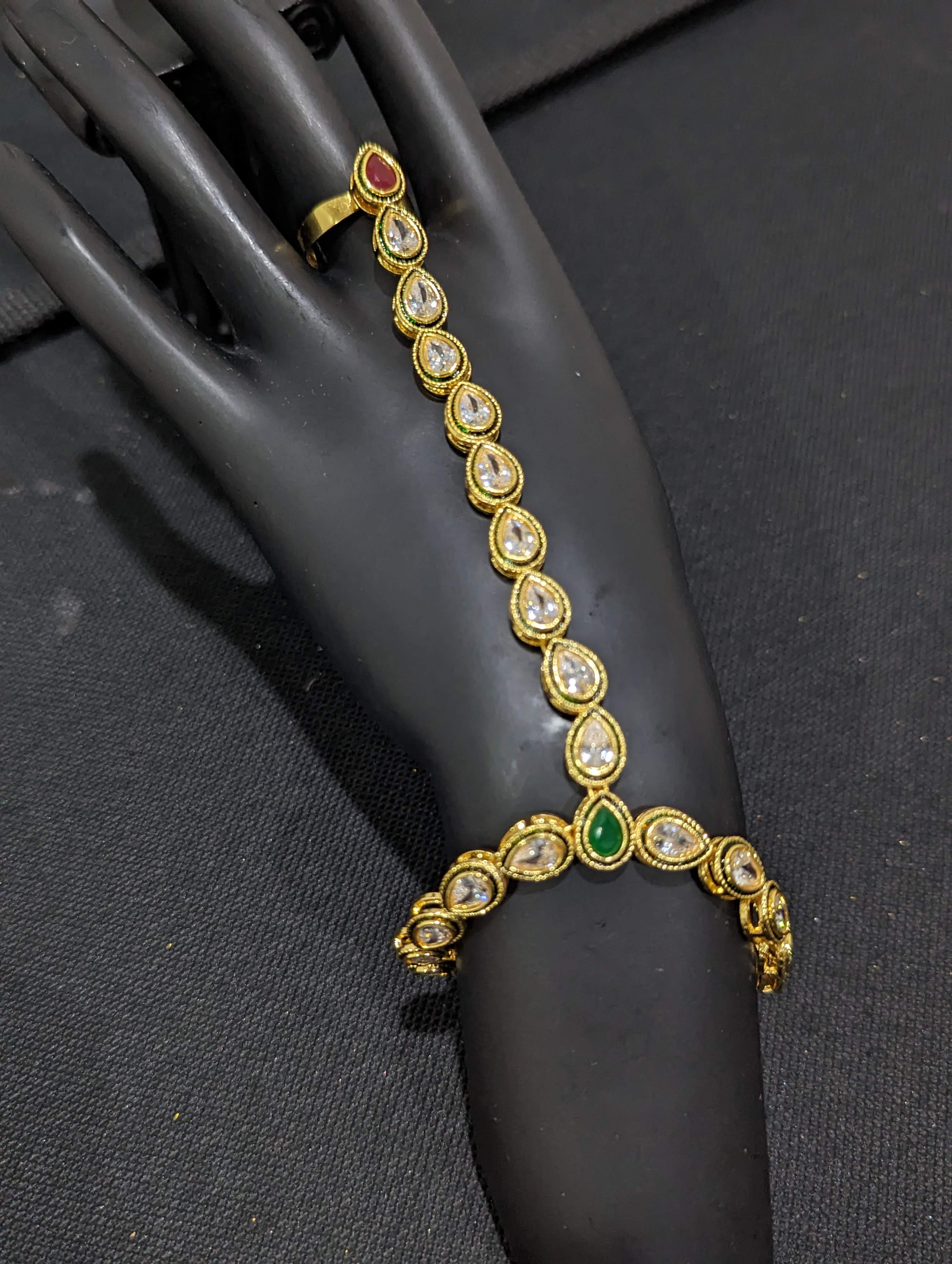 Women's Alloy Bracelets in GreenDefault Title | Indian bridal jewelry sets,  Bracelets handmade beaded, Bridal jewelry sets