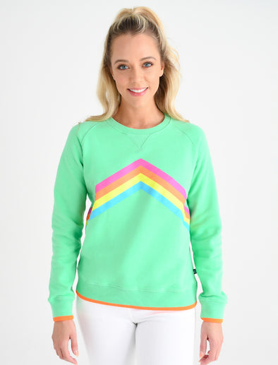 ladies rainbow sweatshirt