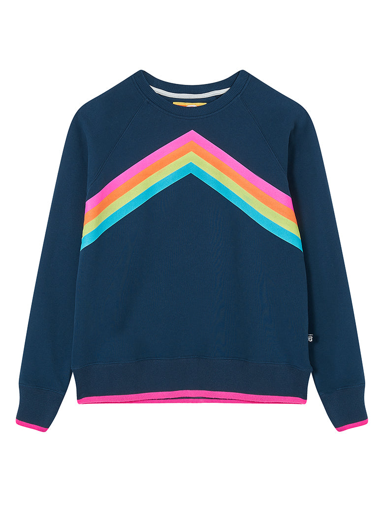 womens rainbow sweatshirt