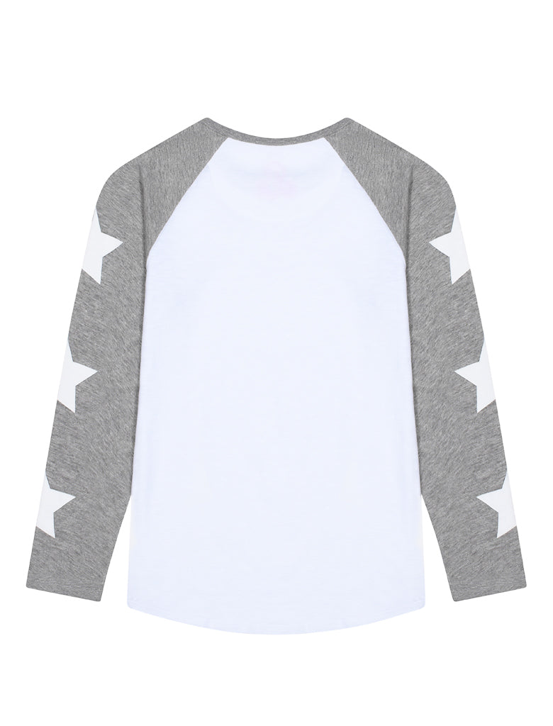 star sleeve raglan