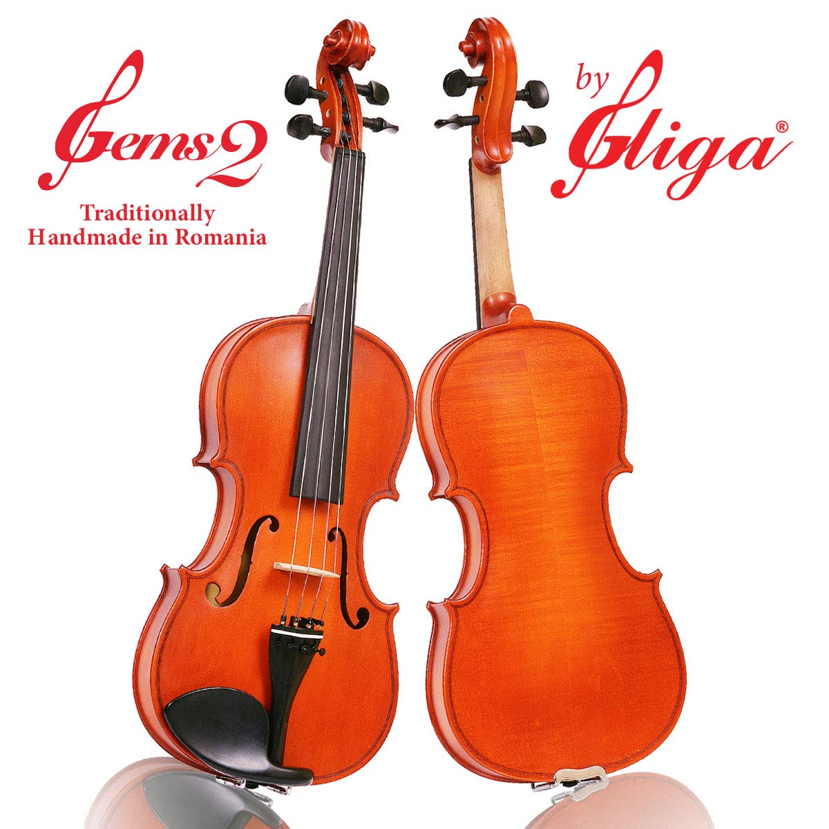 Student 'GEMS 2' Model, a Gliga Violin Handmade in Romania