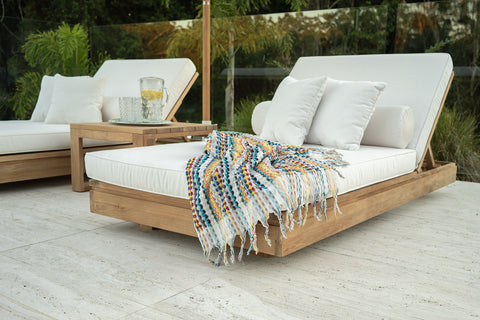 Ava Outdoor Sun Lounger