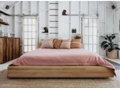 Uniqwa Strand Four Poster Bed in natural,