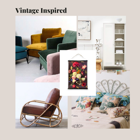 vintage inspired interiors