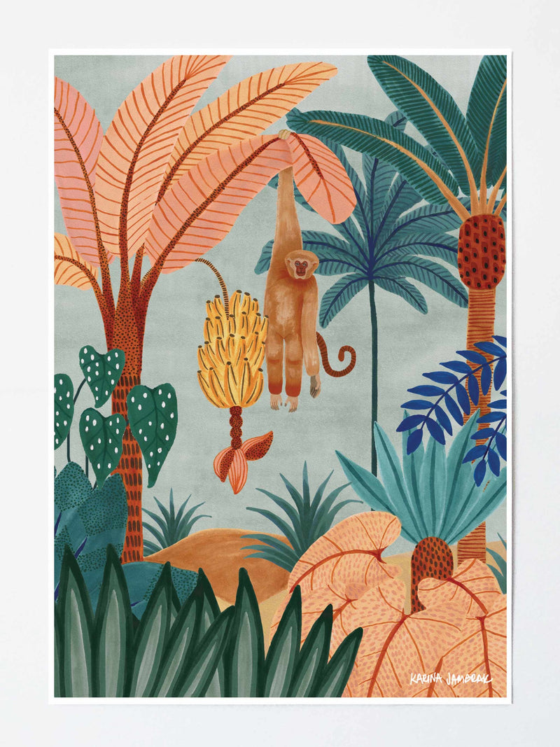 ART PRINT | Banana Palm Days by Karina Jambrak