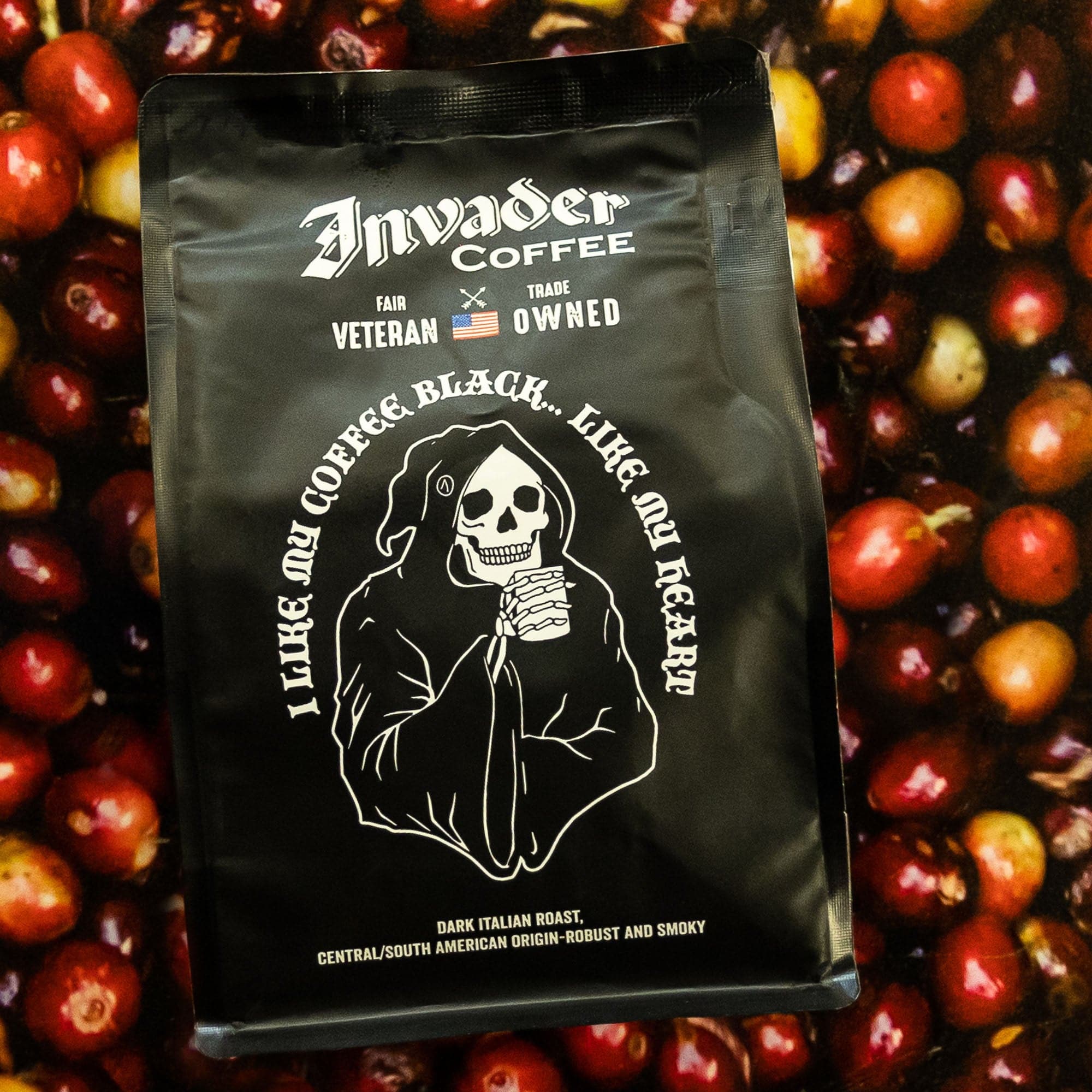 Image of Invader Coffee Black Heart Blend